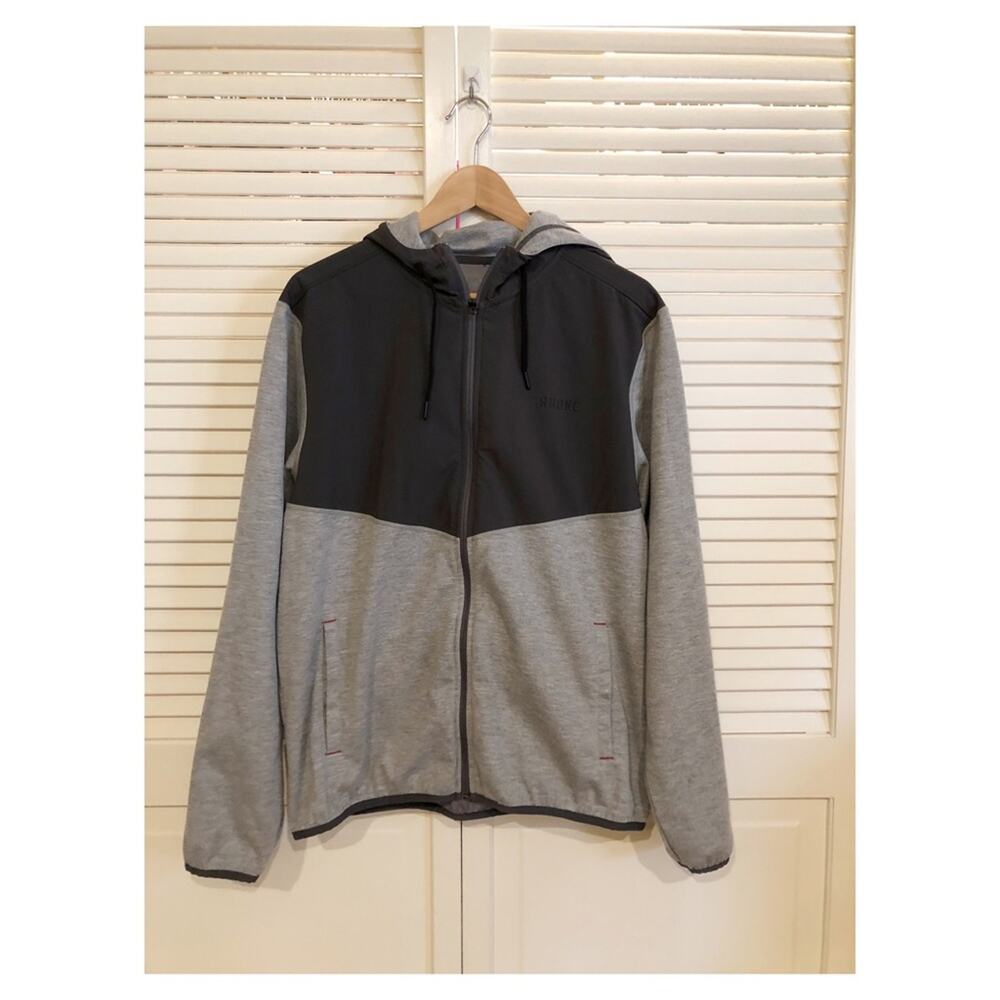 Rhone Warm Up Tech Full Zip Hooded Jacket